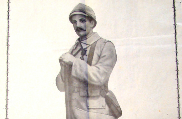 Les statues de poilu : exemple de page de catalogue des établissements Jacomet à Villedieu (Archives départementales 71) - ©SMPCB
