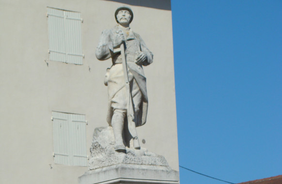 Statue de poilu : Marcigny - ©SMPCB